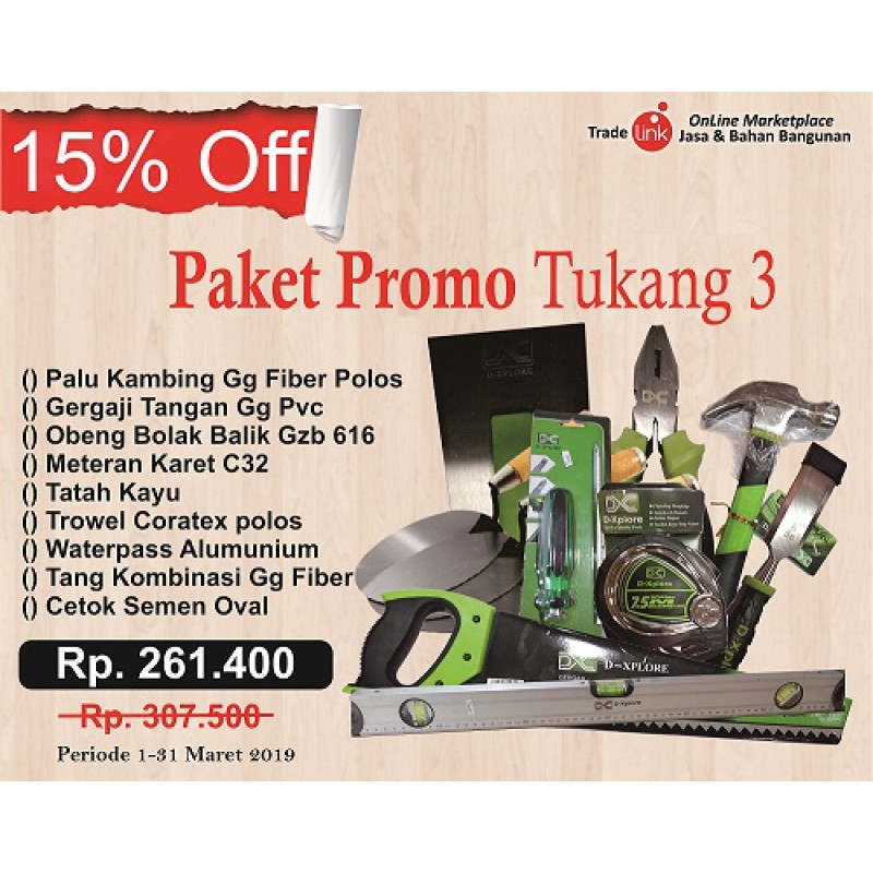 Paket Promo Tukang 3